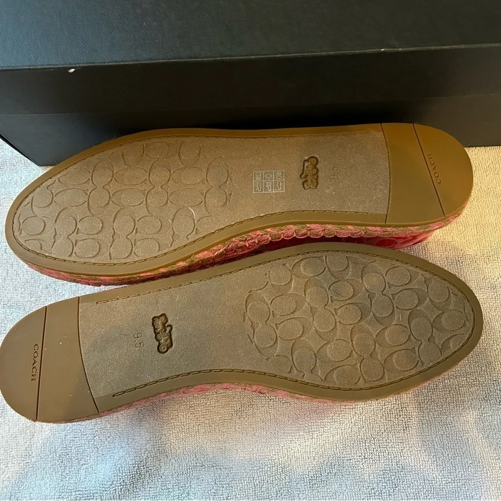Coach espadrilles signature
